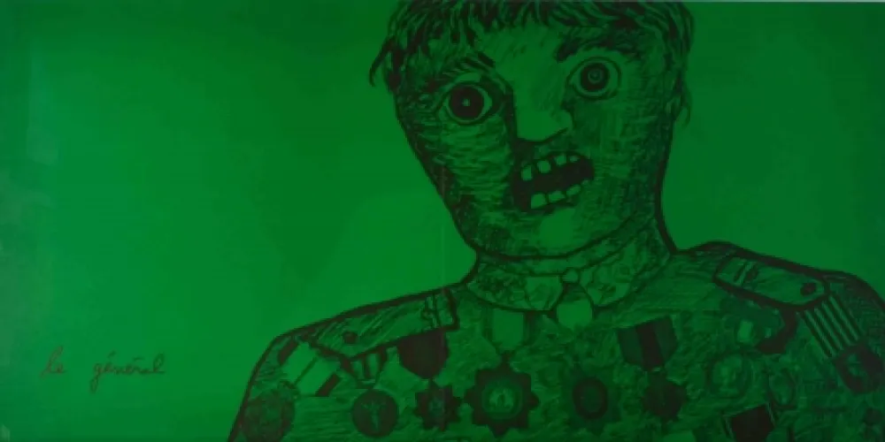 Lithograph Baj - Le général