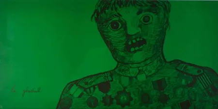 Lithograph Baj - Le général