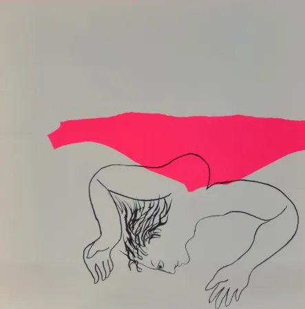 Lithograph Baj - Les drogués