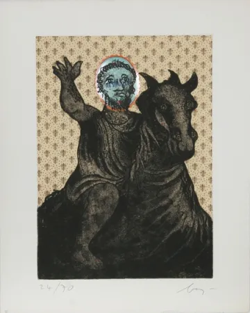 Aquatint Baj - Marcus Annius Verus Aurelius Antoninus