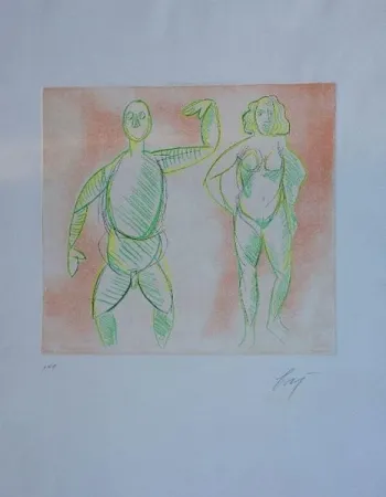 Engraving Baj - Nudi