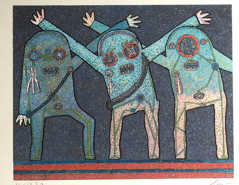 Screenprint Baj - Parade