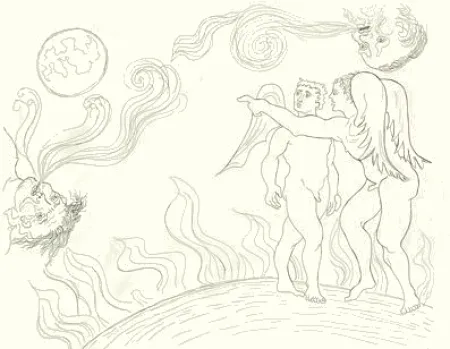 Etching Baj - Paradiso perduto: il nuovo mondo