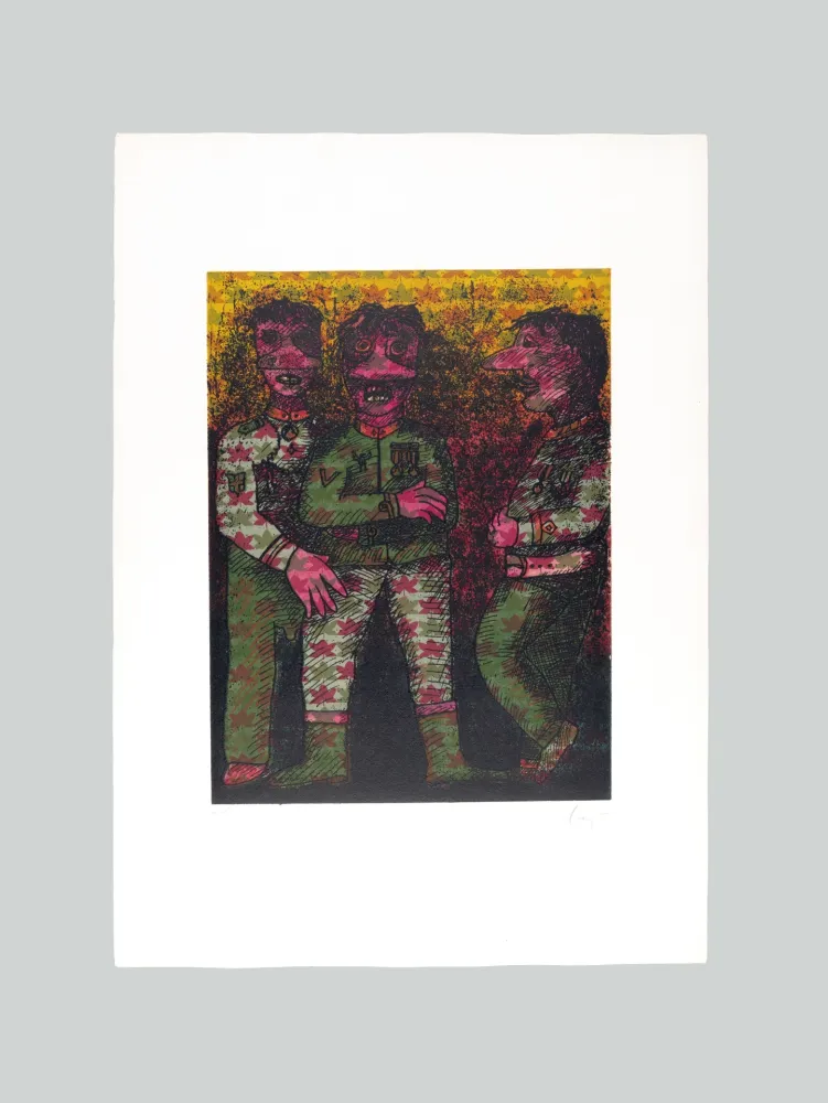 Etching And Aquatint Baj - Personaggi