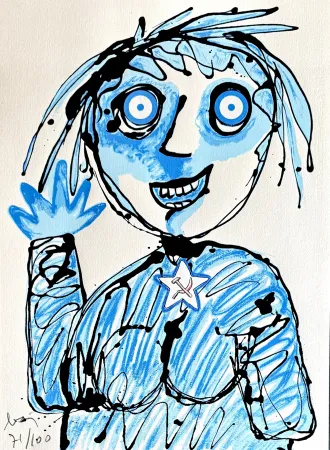 Screenprint Baj - Personaggio