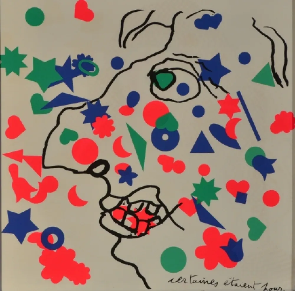 Lithograph Baj - Pour ou contre