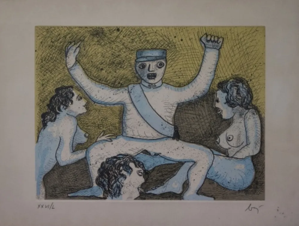 Lithograph Baj - Senza titolo