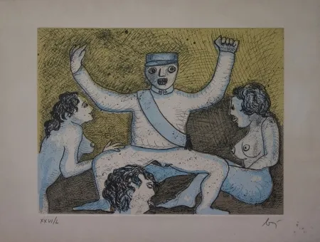 Lithograph Baj - Senza titolo