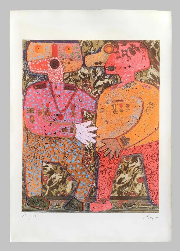 Screenprint Baj - Top secret