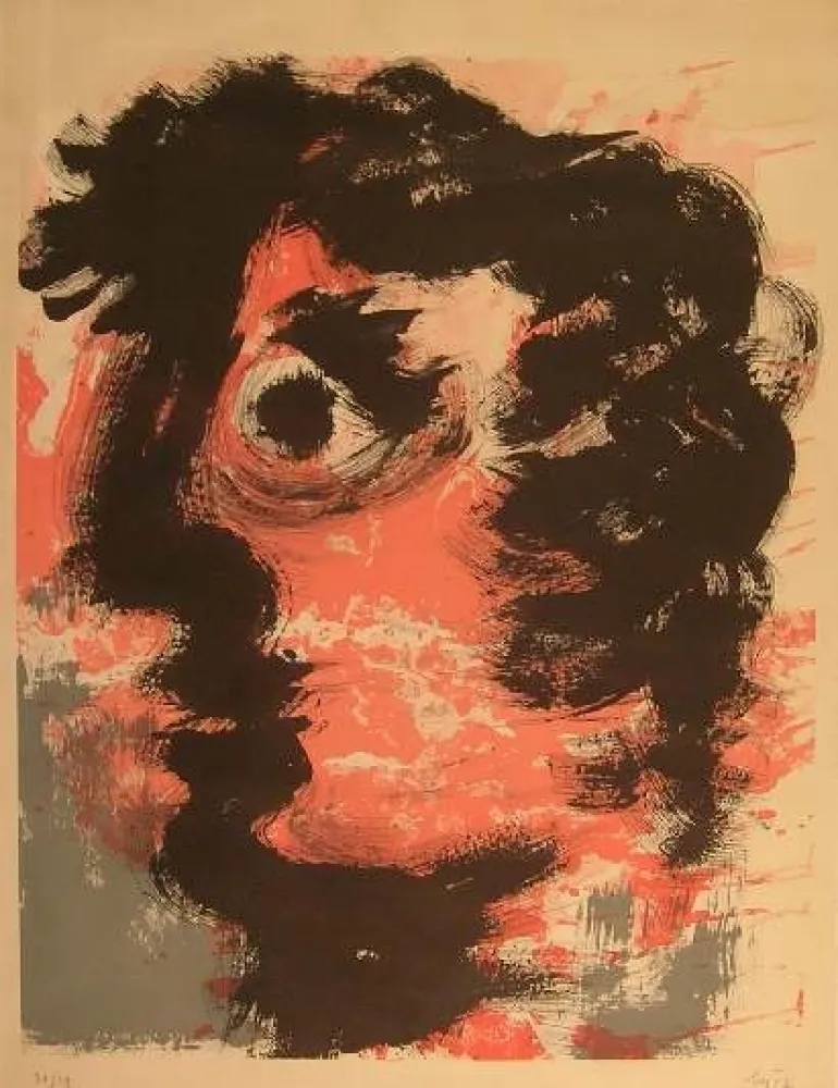 Lithograph Baj - UNTITLED