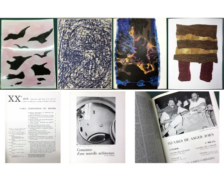 Lithograph Baj - XXe SIÈCLE. Nouvelle série. XXIIe Année. N° 20. XX. L'Art Conscience du Monde. Noël 1962 (Baj, Ernst, Manessier)