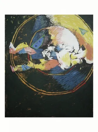 Linocut Balas - En marge du goût de J. A. Brillat-Savarin II