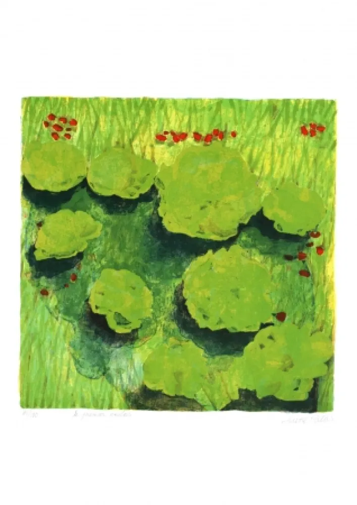 Lithograph Balas - Le premier enclos