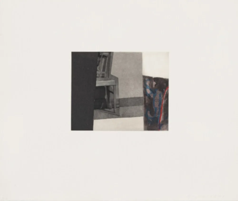 Etching And Aquatint Baldessari - Black Dice 4