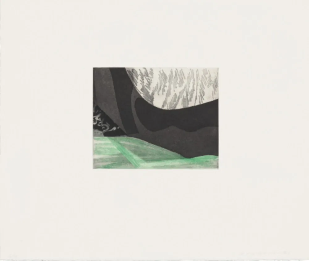 Etching And Aquatint Baldessari - Black Dice 8