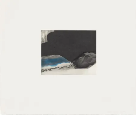 Etching And Aquatint Baldessari - Black Dice 9