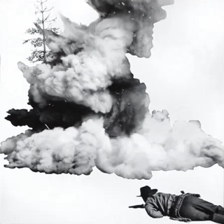 Lithograph Baldessari - Smoke, Tree, Shadow and Person 