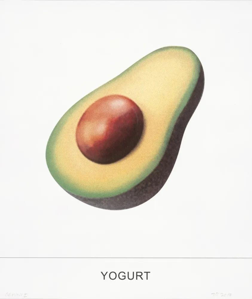 Screenprint Baldessari - Yogurt