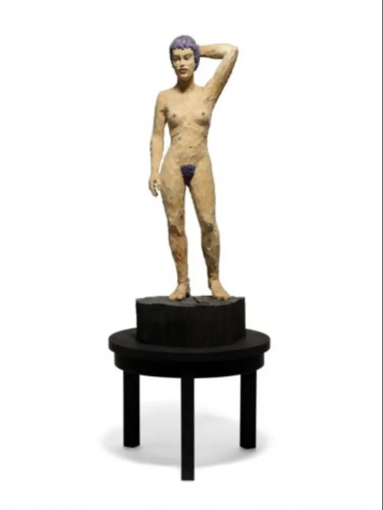 Woodcut Balkenhol - Femme burlesque (Burlesque Woman)