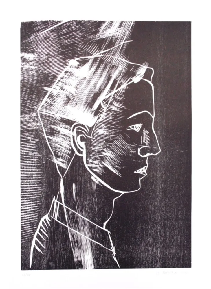 Woodcut Balkenhol - Untitled (Etched Silence)