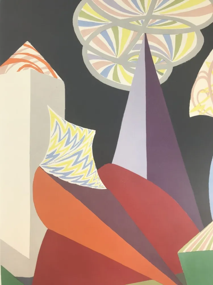 Lithograph Balla - FUOCHI D'ARTIFICIO ( particolare )