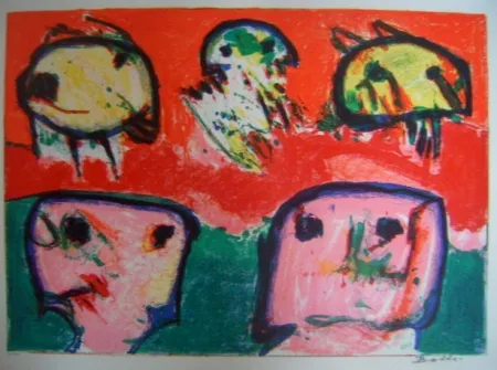 Lithograph Balle - Satellit-ballet