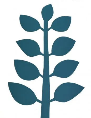 Lithograph Ballester Moreno - Árbol verde