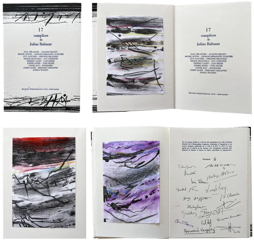 Lithograph Baltazar - 17 complices de Julius Baltazar. 4 lithographies en couleur (2006)