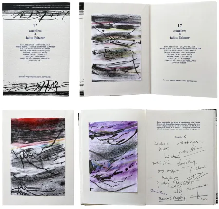 Lithograph Baltazar - 17 complices de Julius Baltazar. 4 lithographies en couleur (2006)