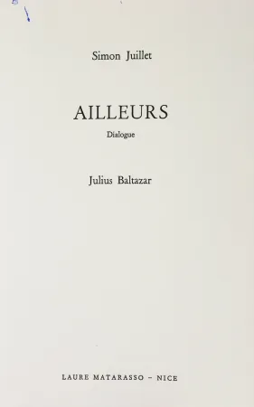 Illustrated Book Baltazar - Ailleurs