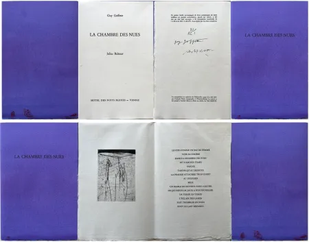 Engraving Baltazar - Guy Goffette: LA CHAMBRE DES NUES. Poème inédit (2007)