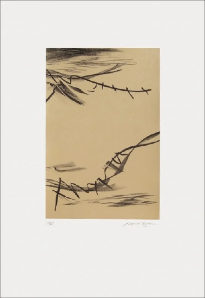 Lithograph Baltazar - Signes espaces 2