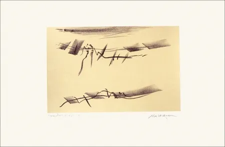 Lithograph Baltazar - Signes espaces 6