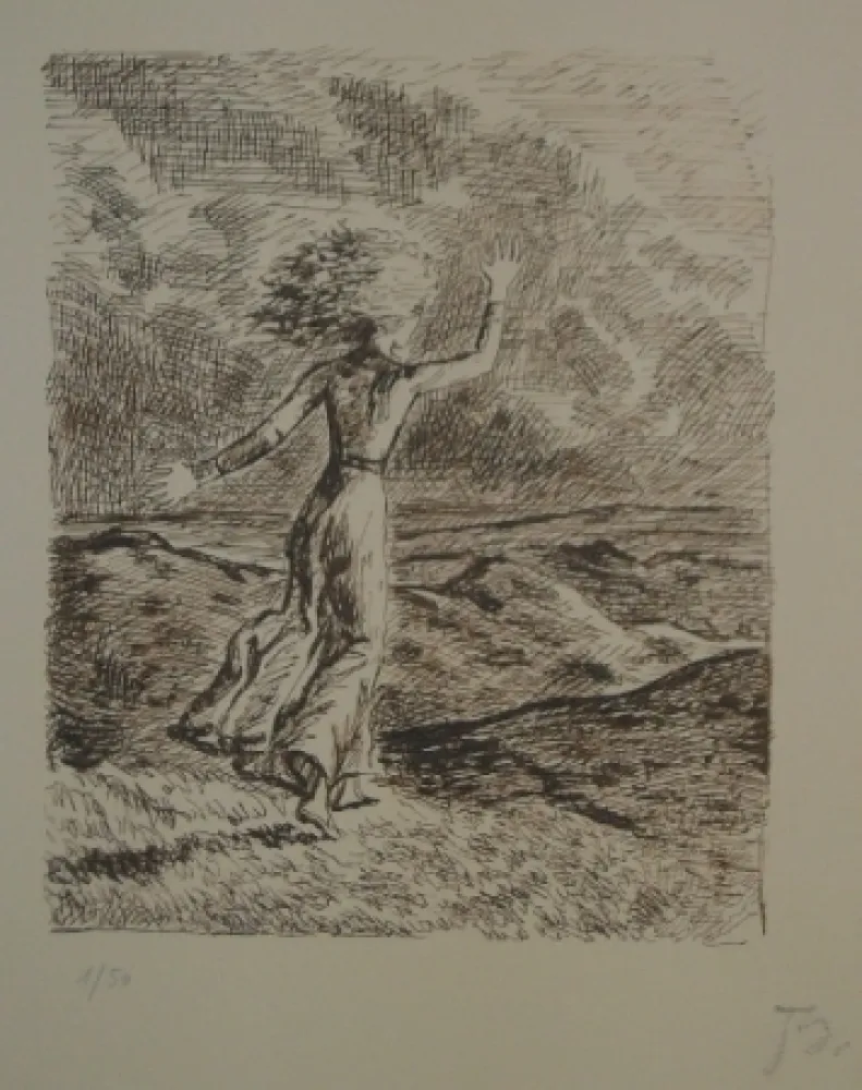 Lithograph Balthus - Les hauts de hurlevent 2