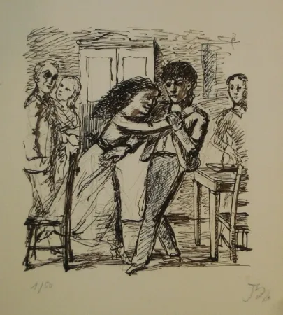 Lithograph Balthus - Les hauts de hurlevent