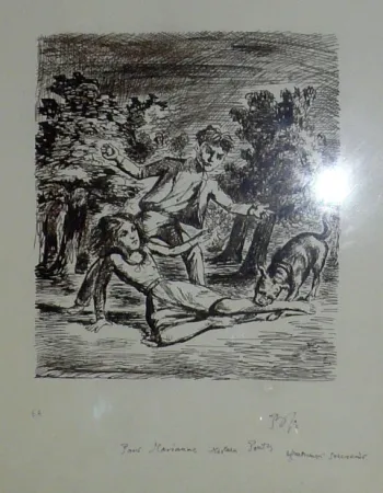 Lithograph Balthus - Les hauts de hurlevent