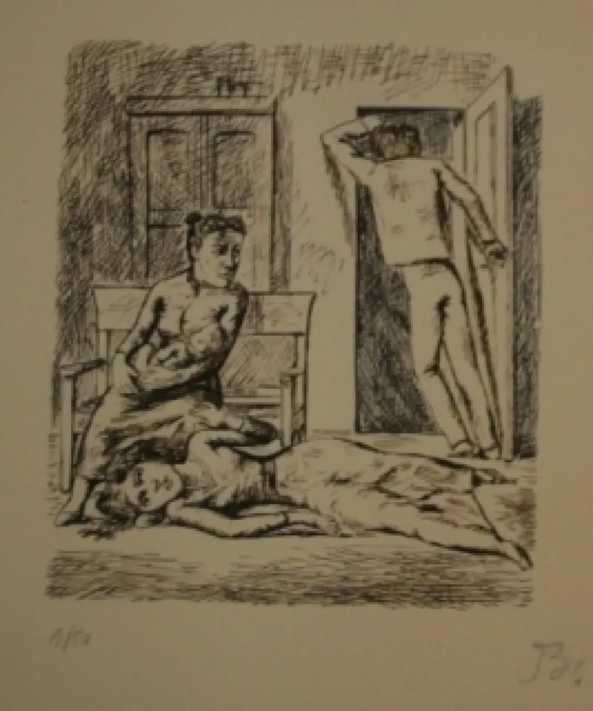 Lithograph Balthus - Les hauts de hurlevent