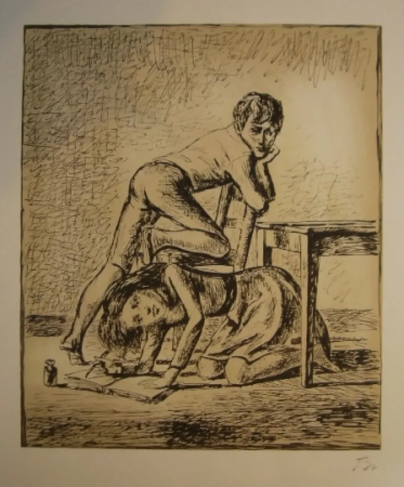 Lithograph Balthus - Les hauts de hurlevent 