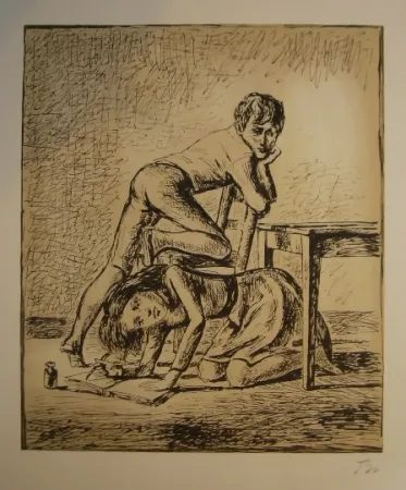 Lithograph Balthus - Les hauts de hurlevent 