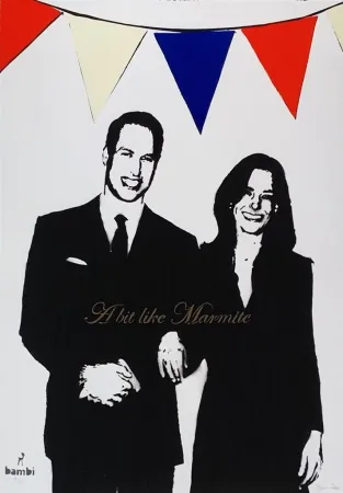 Screenprint Bambi - A Bit Like Marmite