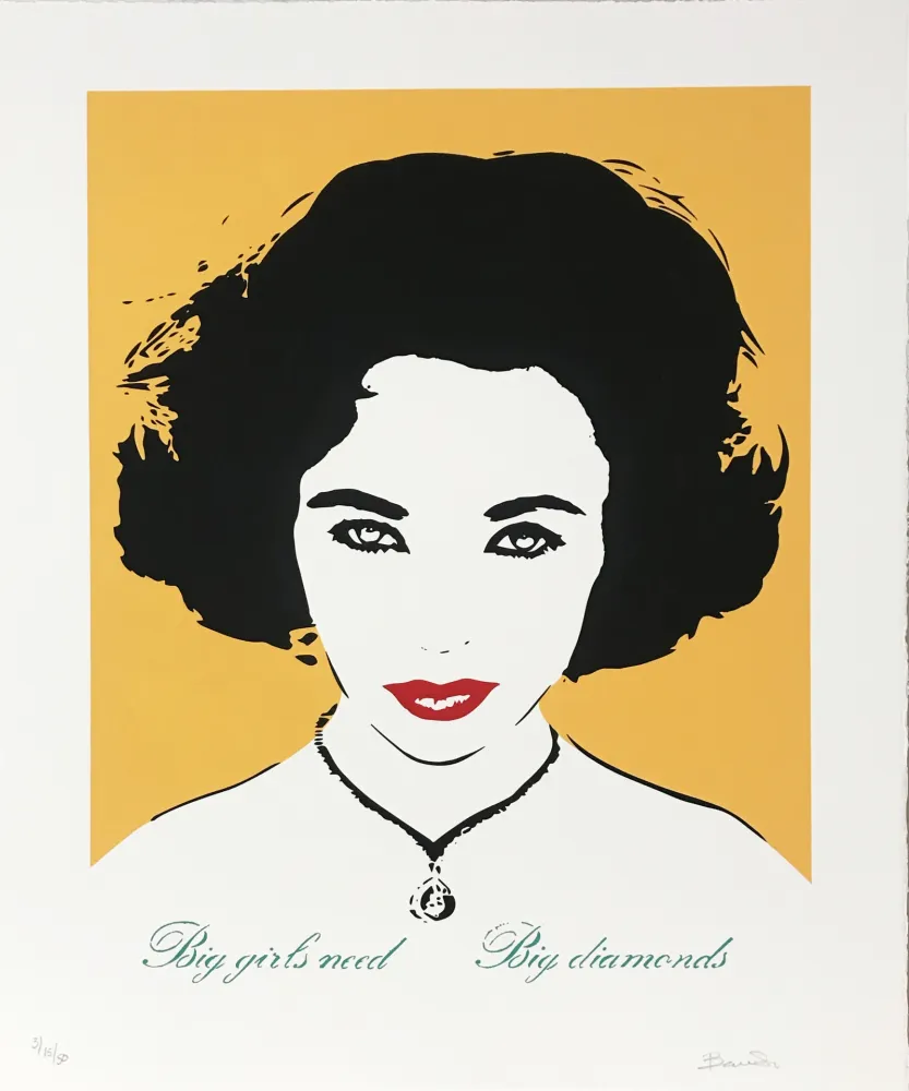 Screenprint Bambi - Liz (Yellow)