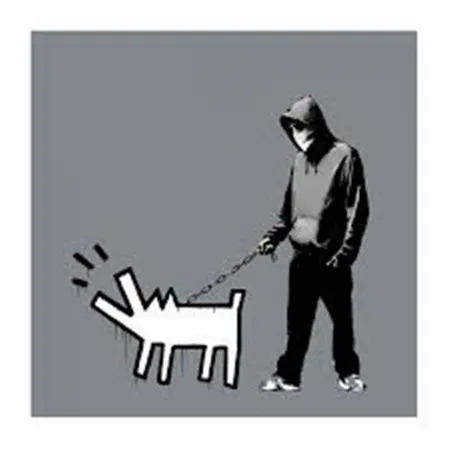 Screenprint Banksy - Choose Your Weapon (Grey)