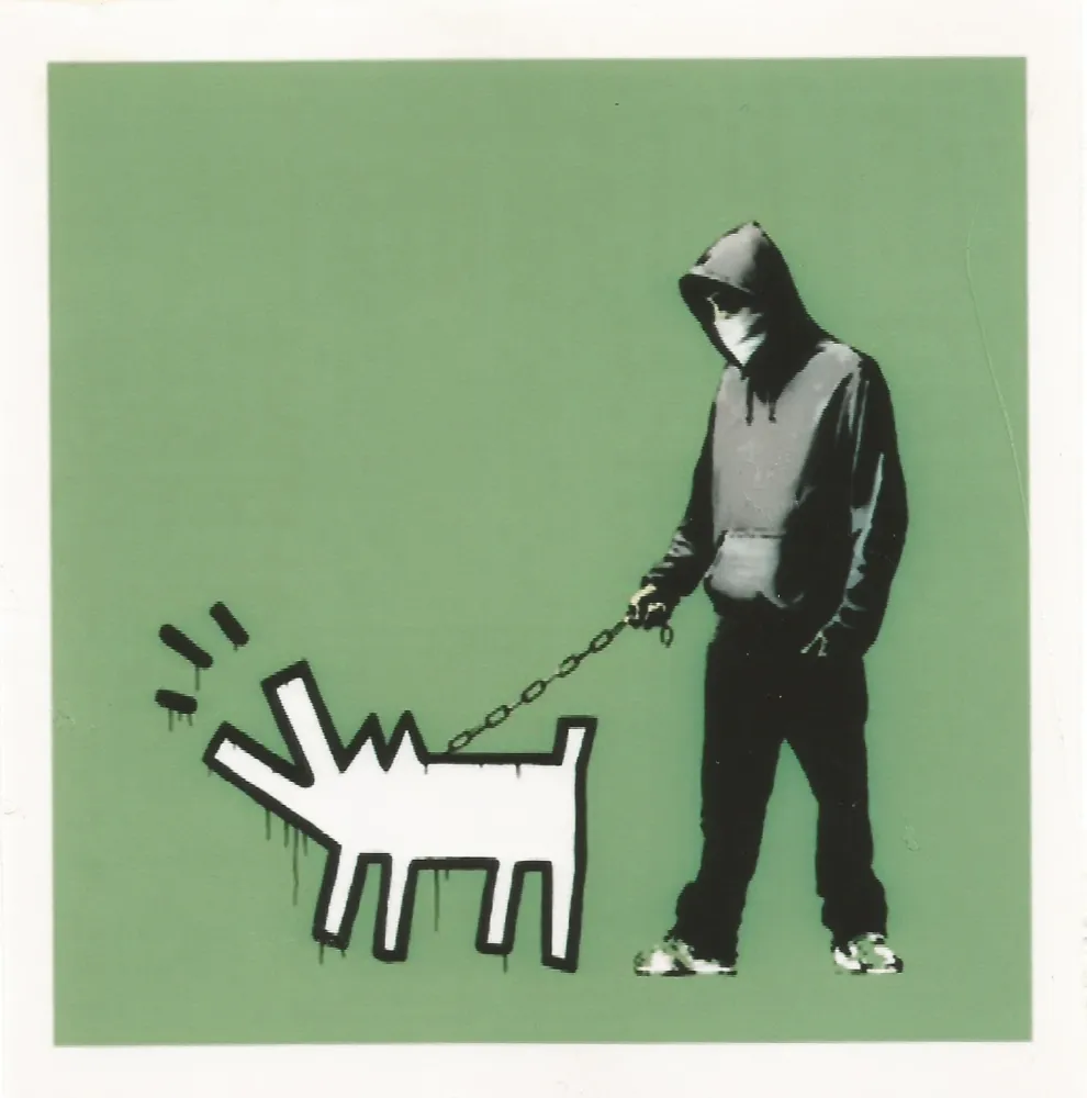 Screenprint Banksy - Choose your weapon - Slate