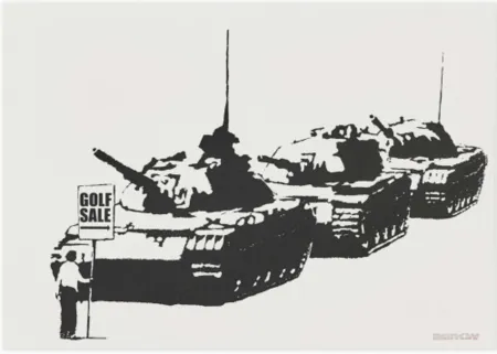 Screenprint Banksy - Golf Sale (Unsigned)