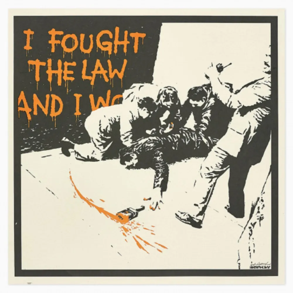 Screenprint Banksy - I Fought The Law, 2004