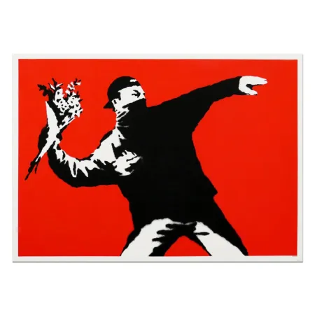 Screenprint Banksy - Love is in the Air