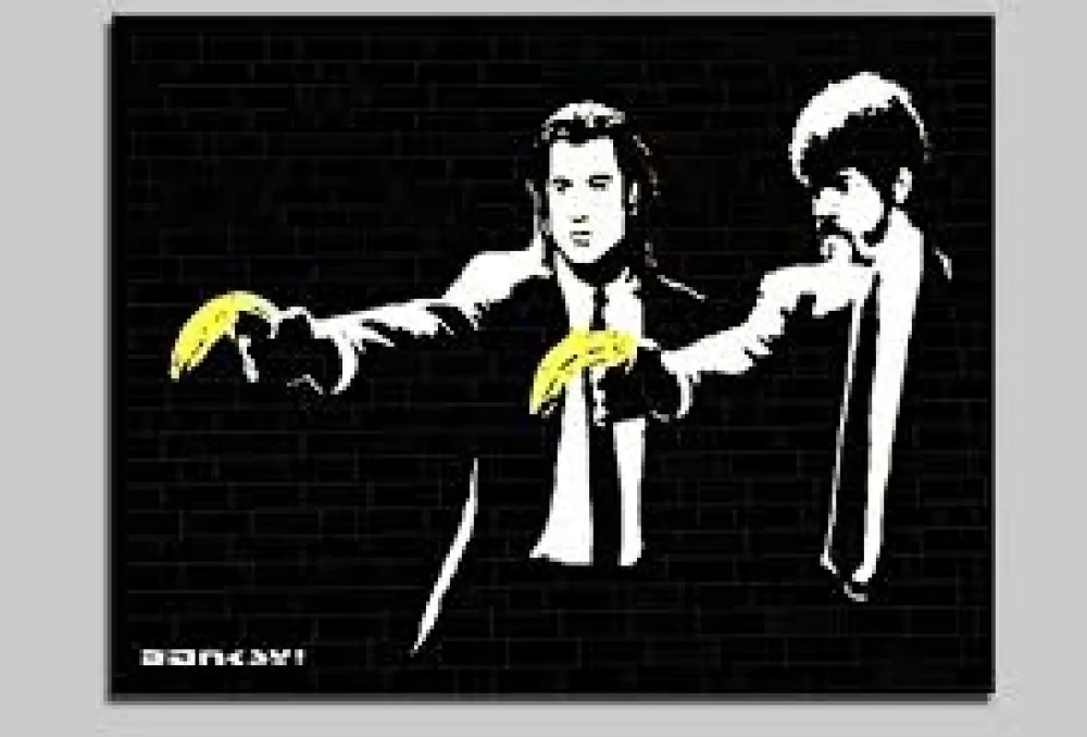 Screenprint Banksy - Pulp Fiction