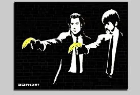 Screenprint Banksy - Pulp Fiction