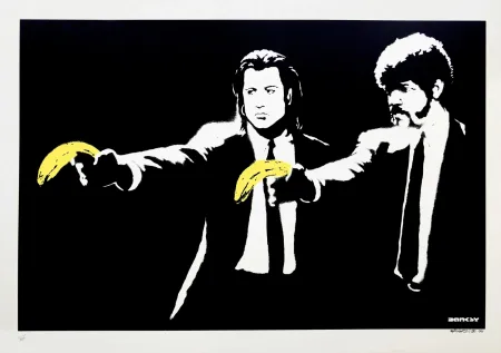 Screenprint Banksy - Pulp Fiction (unsigned)