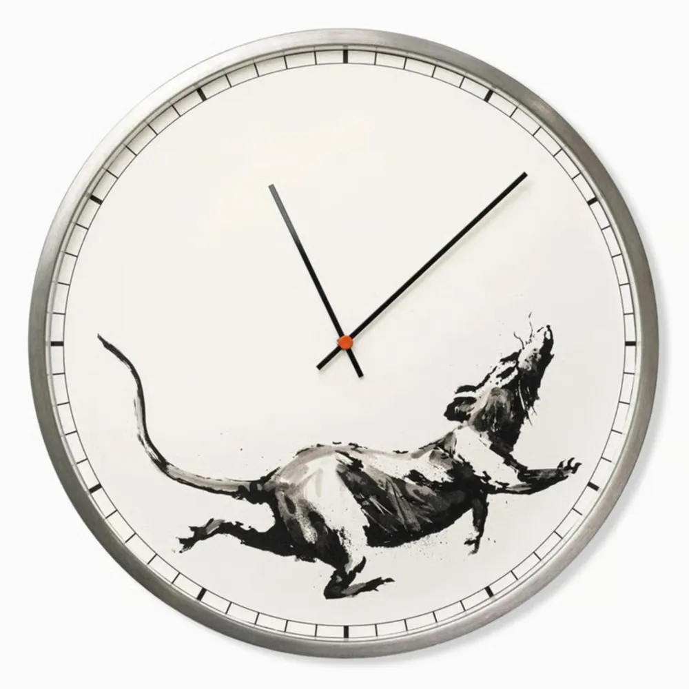 Multiple Banksy - Rat Clock